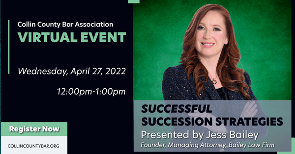 Jess Bailey, Managing Attorney at Bailey Law Firm, guiding business leaders in The Woodlands on corporate law, business, entity formation, entrepreneurship, contracts, finance, mergers, acquisitions, corporate governance, banking, finance, M&A strategies, and risk management to ensure compliance and no lawsuit issues.